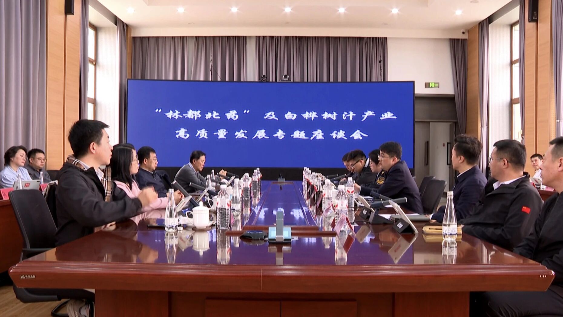 我市召开“林都北药”及白桦树汁产业高质量发展专题座谈会